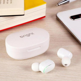 Fone De Ouvido Bright Max Sound Bluetooth Branco