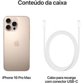 Celular Smartphone Apple iPhone 16 Pro Max (256 GB) – eSIM