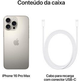 Celular Smartphone Apple iPhone 16 Pro Max (256 GB) – eSIM