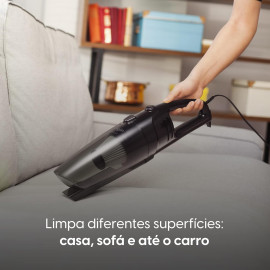 Aspirador de Pó Vertical Perfect Clean 2 em 1 Elgin Preto Desmontável 110V