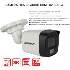 Camera Hikvision Bullet Mini DS-2CE11D0T-Pirlp 2MP