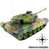 Carrinho Controle Remoto Tanque de Guerra Batalha Combate (Verde)