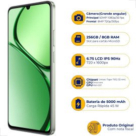 Celular Smartphone Realme C63 256GB/8GB Dual Sim