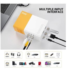 Mini Projetor Led Portátil Full Hd 600 Lumens Usb HDMI Yg300