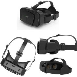 Óculos de Realidade Virtual Vr Shinecon G10 3d Com Controle Bluetooth Compatível Com Android e IOS