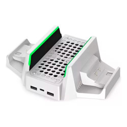 Base Cooler para Xbox Series S com Carregador, Controle e Bateria de 800mah