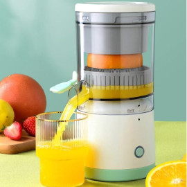 Espremedor De Frutas Laranja Limão Citrus Elétrico Portátil USB Ultra Recarregável Automático Sem Fio Super Silencioso 400 ml