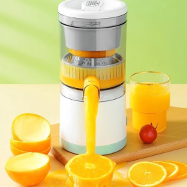 Espremedor De Frutas Laranja Limão Citrus Elétrico Portátil USB Ultra Recarregável Automático Sem Fio Super Silencioso 400 ml