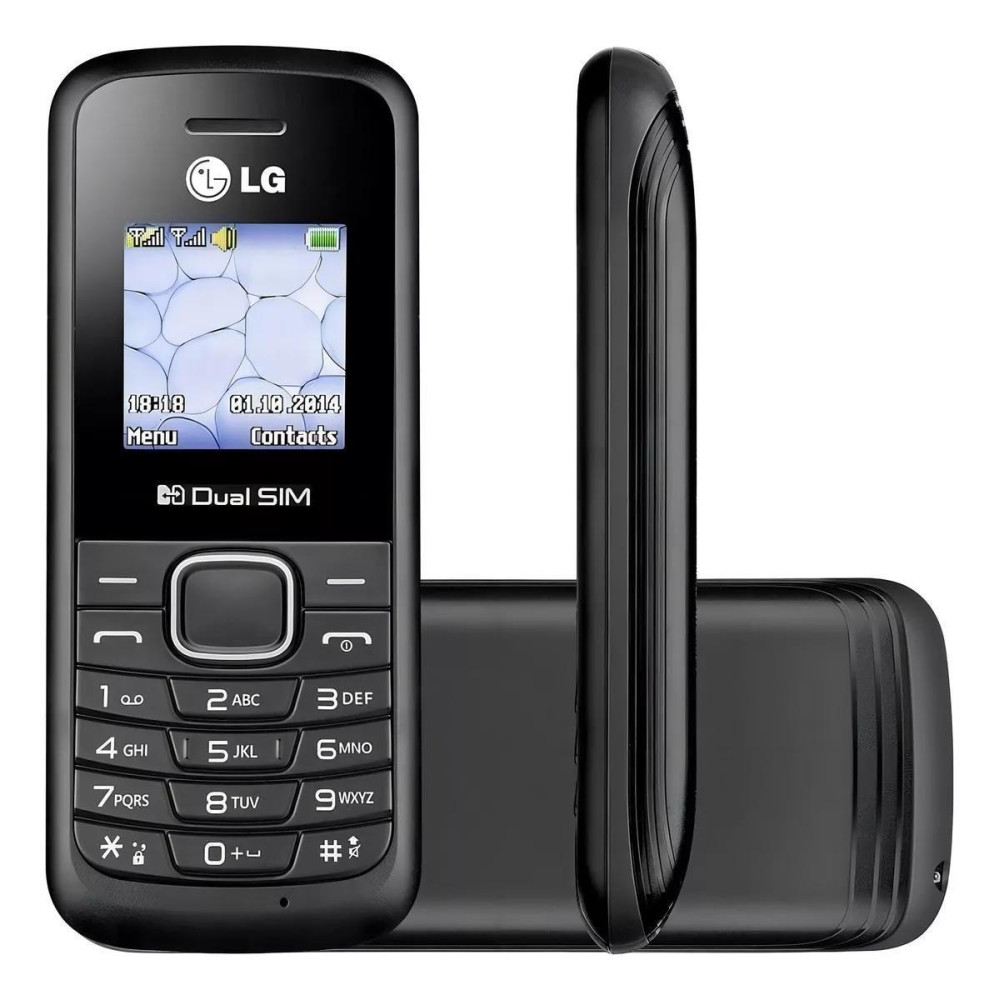 Celular LG B220 2G com botões Para Idoso Dual Chip e Rádio FM