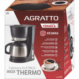 Cafeteira Elétrica Agratto Thermo 25X Inox 127v