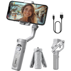 Estabilizador Hohem Gimbal iSteady XE para Smartphone, 3 eixos, dobrável ultraleve para Android e iPhone 14 Pro Max, introdução de uma tecla