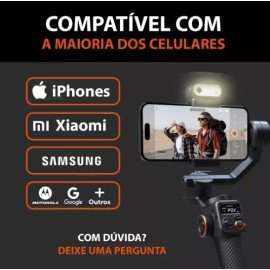 Estabililizador para celular Gimbal Isteady M6 Kit Hohem Pró Led