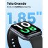 Smartwatch Haylou Watch 2 Pro com tela de 1,85" e chamadas via Bluetooth