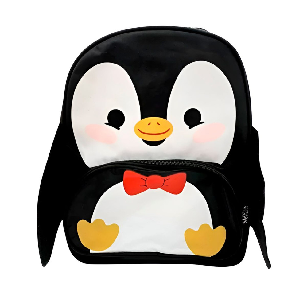 Mochila Infantil Personagens Bichinhos Escolar: Pinguim