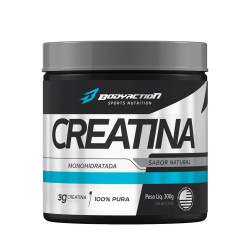 Creatina em Pó Monohidratada Body Action sem sabor 300g