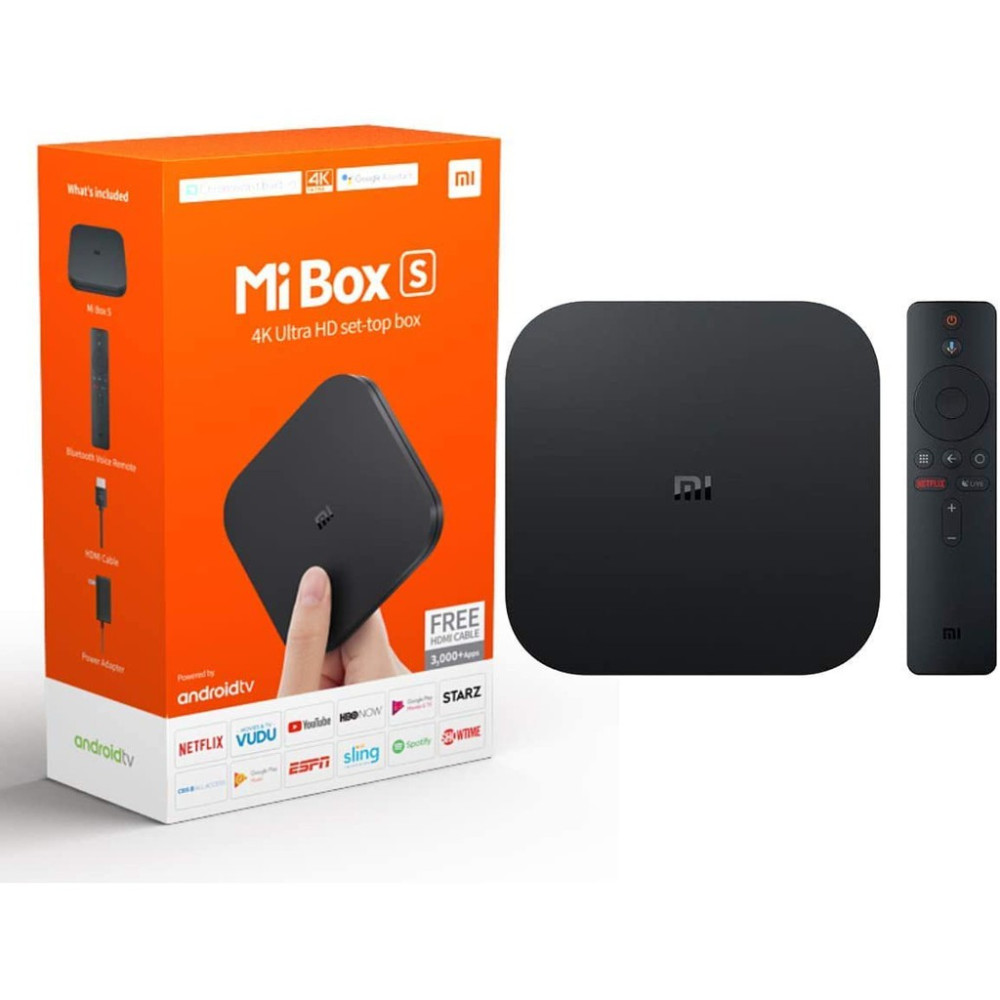 Mi Box S Xiaomi Ultra HD HDR 4K HDMI/USB/WIFI Versão Global